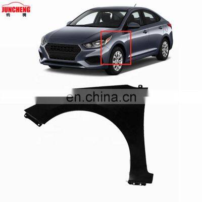 High quality Car Front mudguard fender for  HYUN-DAI ACCENT 2018 2019  Car Body Parts