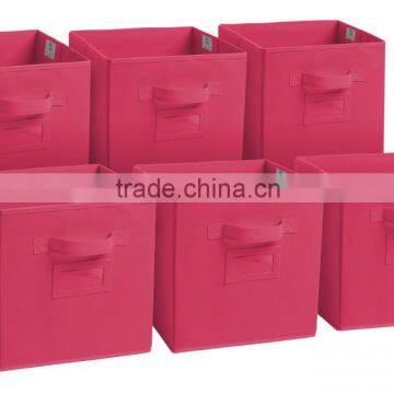 Non-woven storage boxes, Folding Basket set of 6