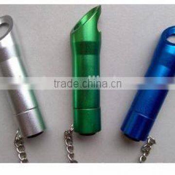 2014 new product 3led keychain flashlight torch bottle opener