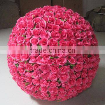 New design 50cm 60cm 70cm artificial flower ball for shopping mall