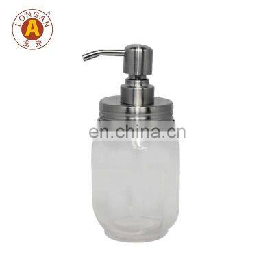ODM OEM Design Different Empty Hand Wash Soap Bottle Foam Pump Glass Shampoo Bottle Packing 100Ml Mason Jar With Metal Lids photo-5