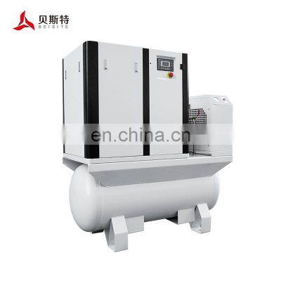 Integrated Screw Compressor 18bar Screw Type Screw Compressor 15kw Compressor With Air Dryer and Tank photo-4