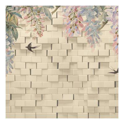 Printed Wall Mural Eco-friendly Interior Decorative Soundproof 3D Wall Mural Dropshipping photo-2