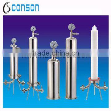 Food grade stainless steel membrane housing