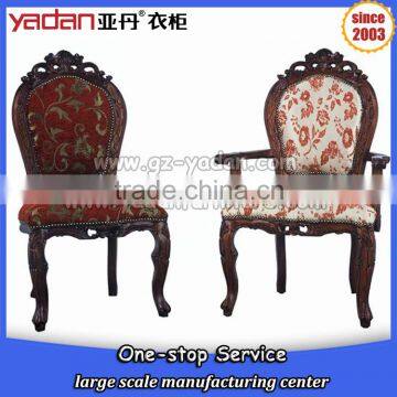 wooden fabic/leather dining chair luxury hotel furniture for sale