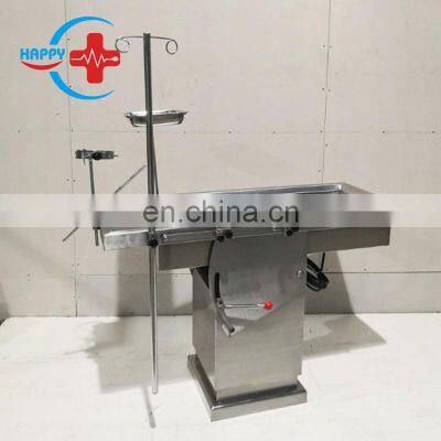 HC-R013 High Quality Stainless Steel Pet Hospital Dissecting Table Veterinary Anatomy Autopsy Dissection Table for Vet Animal photo-4