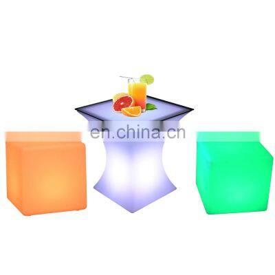 Hookah lounge lighting bar furniture indoor decorative led cube chair table bar lumineuse lighting furniture