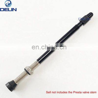 Aluminum Alloy Anodized F/V Extension for Fixed Road Bike Rims Presta Valve Extender photo-3