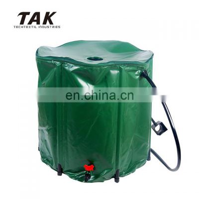 Garden PVC Tarpaulin Foldable Collapsible Rain Barrel For Water Collection