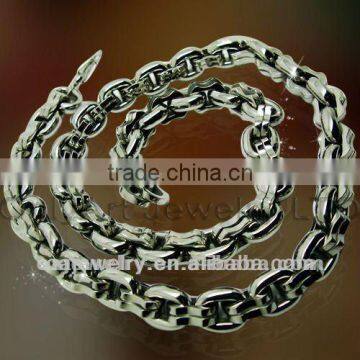 hot sell mens stainless steel necklace fashion jewelry for men paypal on line