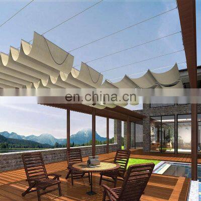 200gsm 100% virgin new HDPE wave sun shade sail for carport shade cloth