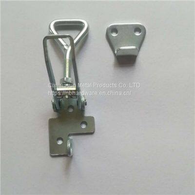Zine Plated Toggle Catch Lock Trailer Adjustable Self-Locking Buckle Cabinet Box Lock Clamp Hasp Draw Latches photo-2