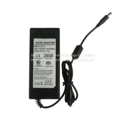 Ce CB SAA TUV C-Tick Certificate 12V6A/24V3A CCTV LED AC DC Switching Power adapter