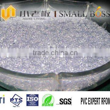 clear pvc pellet for shoes