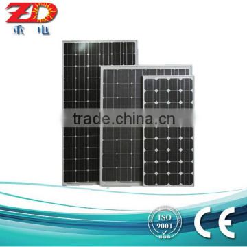 12v DC 100w solar panel for solar street light system