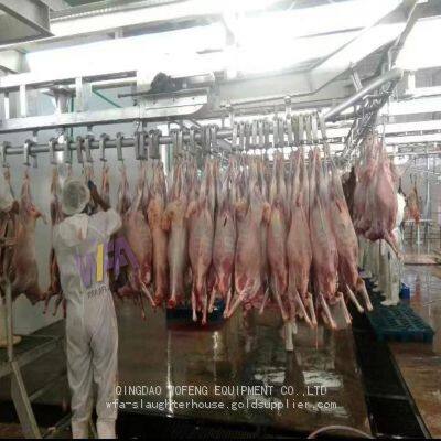 Goat Abattoir Carcass Processing Convey Rail For Lamb Slaughtering Machine