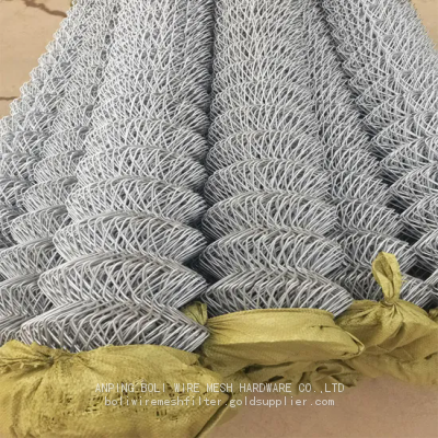 Chain Link Fence/ Diamond Metal Fencing/Chain link wire fencing project/ FENCE/pvc coated chain link fence