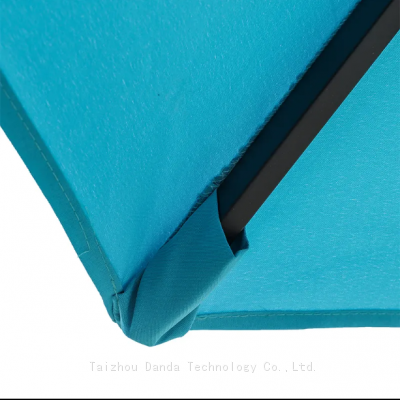 2.7m Outdoor Garden Windproof Umbrella With UV Coating With Canopy With Handle Without Tilt Without Base Frame Powder Coated photo-5