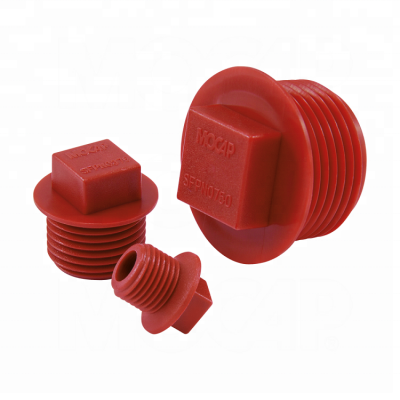 NPT Threads Square Head Sealing Gas Oil Threaded Plastic Waterproof Sealing Npt Pipe Male Plug photo-6