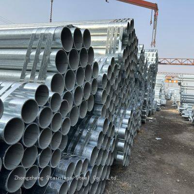 ASTM A106 Steel Pipe Building Material Made in China Q195 Ms Hollow Section Pre Galvanized Steel Pipe photo-2