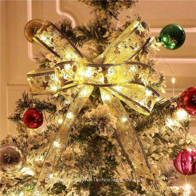 Ribbon LED String Lights - Copper Wire Battery Operated for Christmas Tree Wedding Bulk Wholesale Decorations