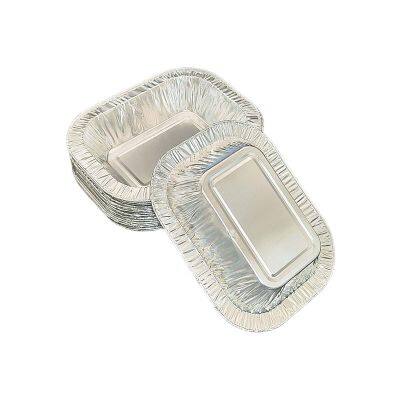 Small Aluminum Foil Tray 450ml | Disposable Baking Pan | Lightweight Food Container for Takeaway photo-2