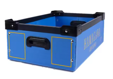 Versatile PP Corrugated Foldable Storage Bin With Divider Panel photo-3