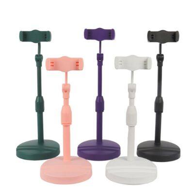 360 Degree Rotating Portable Desktop Stand Adjustable Mobile Phone Holder Live Broadcast Holder