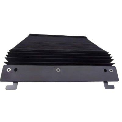 Customized Dust Cover Bellows Fireproof Material Bellow With Metal Shield and Sliding Blocks