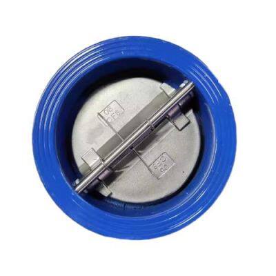 DN200 Cast Iron/Cast Steel Body EPDM Seat Wafer Dual Plate Check Valve