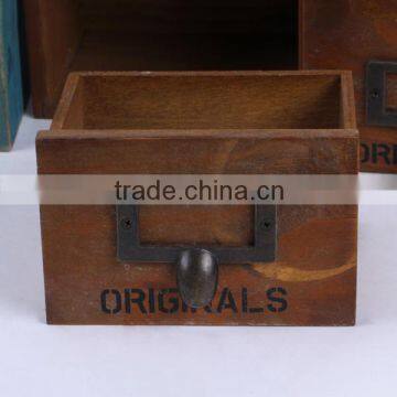 High Quality Gift Jewelry Display Packing Wooden Box With Drawer photo-4