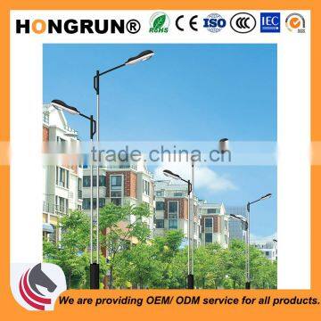 Modern Dual-arm street light pole for color customization lamp poles