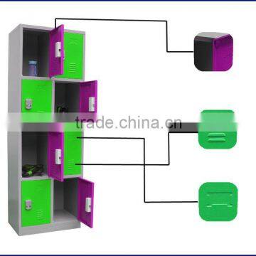 Mixture Colour Steel Locker Train Station Intelligent Parcel Dilivery Locker Public Storage Locker For Fitness Center
