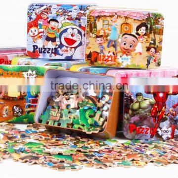 puzzle tin box custom