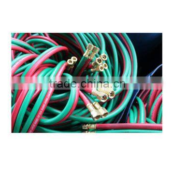 CE 1/4 Inch x 100FT 20 Bar Rubber Twin Welding Hose with Brass Adapters