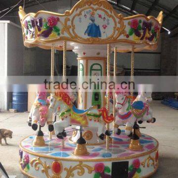 2016 popular luxury carousel funny kiddie carousel park rides