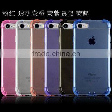 clear Transparent soft tpu anticollision dust control cell phone case for iphone 7 skin                        
                                                Quality Choice