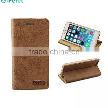 Mobile Phone Leather Stand Case Luxury Flip for iPhone 6 Wallet Case With Flower Pattern
