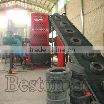 Large Capacity Waste Tire Recycling Rubber Supplier Tire Shredding Machine photo-6