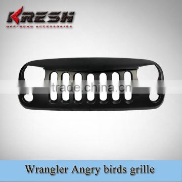 Fast delivery chrome jeep wrangler grille angry birds grille for Jeep wrangler JK