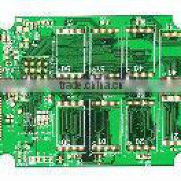 PCB with green printing ink for communication board