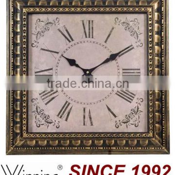 24 Inch Antique Finished Plastic Wall Clock