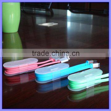 Portable Plastic Earphone Clear Box Organizer