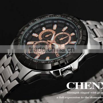 2015 Best Design Fashion Elegance Watch, Japan Movement With 3ATM Waterproof Watch, Rose Gold Watches Men 031AMS-R