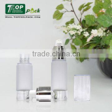 PA01 Clear Empty Luxury China Acrylic Cosmetic Bottle Acrylic Cosmetic Airless Bottle AS Airless Pump Bottle for Lotion photo-4