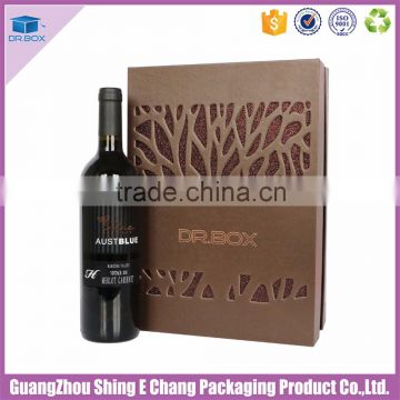 Customization top quality wood box for wine glasses