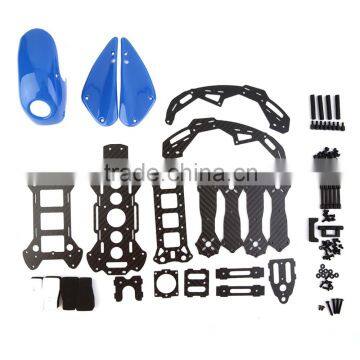 Mini Blue Robocat 4 Axes Carbon Fiber FPV Racing Quadcopter Kit