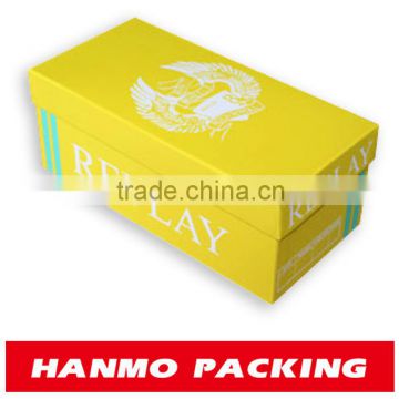 custom made&printed one piece paper shoe box factory price