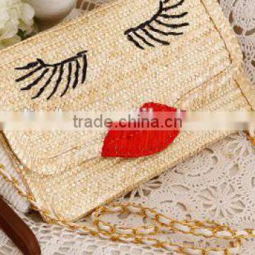 Ladies Fashion Beige Summer Natural Straw Bag photo-2
