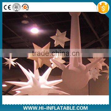 2015 hot sale fascinating events and wedding decoration inflatable star